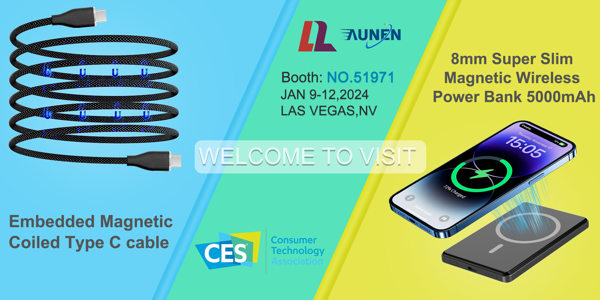 AUNEN 5000/10000mAh Power Bank